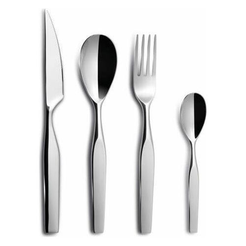 Comas Besteck-Set Edelweiss 24-tlg., Tafelbesteck, Edelstahl 18/10, Silberfarben, 6484