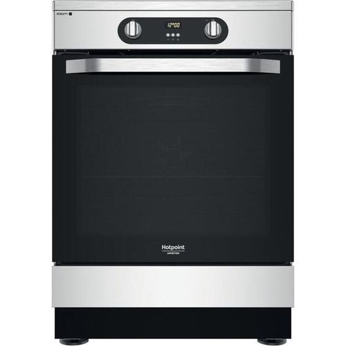 Hotpoint HS68IQ8CHX/E Freistehender Herd Zonen-Induktionskochfeld Schwarz, Edelstahl A