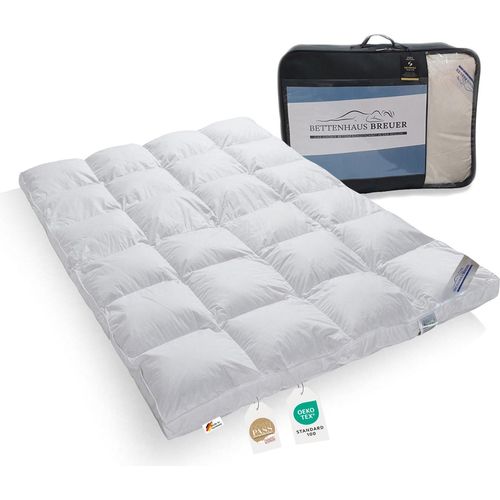Super warme 100% Winter Hochsteg Daunendecke 1230g Daunen 135x200