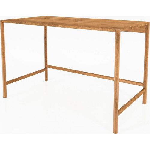 Schreibtisch Zola aus Wildeiche massiv 120x65 cm