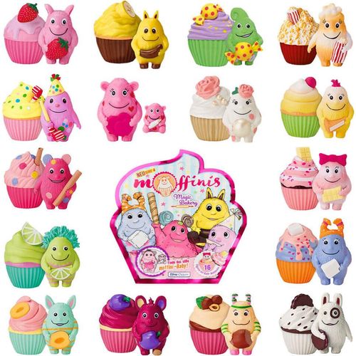 Blue Ocean Moffinis Sammelfiguren Serie 4 - Moffini Muffin Monster - Alle 16 Figuren
