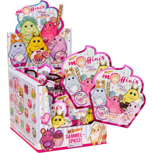 Blue Ocean Moffinis Sammelfiguren Serie 4 - Moffini Muffin Monster - 1 Display (18 Tüten)