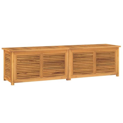 Gartenboxen - HOMMIE, Gartenbox mit Beutel 200x50x53 cm Massivholz Teak 2023