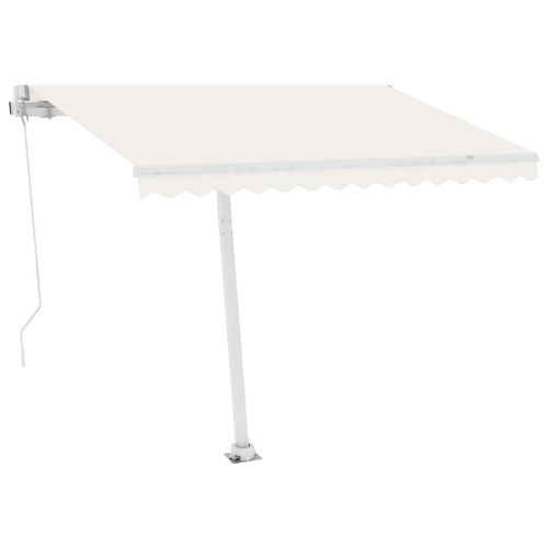 Markisen - HOMMIE, Standmarkise Automatisch 300x250 cm Cremeweiß 2023
