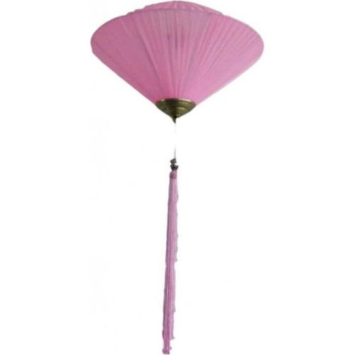 Fine Asianliving Chinesische Lampe Rosa Seide D50xH30cm
