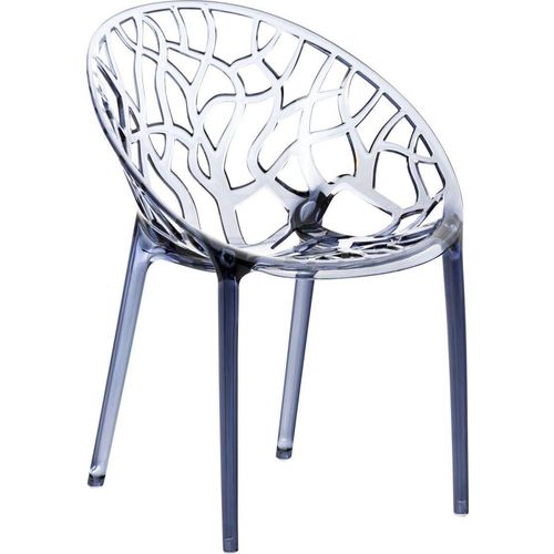 Stapelstuhl CRYSTAL grau