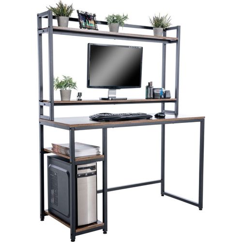 Schreibtisch Billings schwarz/braun