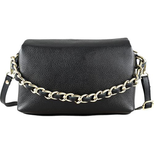 Schultertasche Boxx aus echtem Rindsleder von collezione alessandro