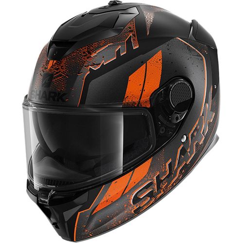 Shark Spartan GT Ryser Integralhelm, schwarz/orange, XS (53/54)