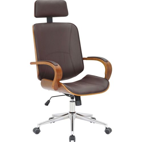Bürostuhl Dayton walnuss/braun