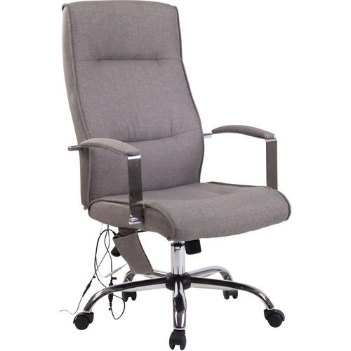 Bürostuhl Portland Stoff mit Massagefunktion grau