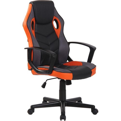 Bürostuhl Glendale schwarz/orange