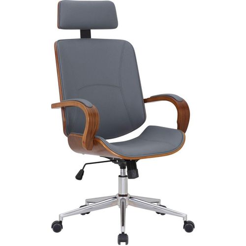 Bürostuhl Dayton walnuss/grau