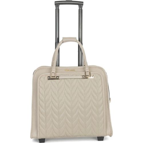 Kompakte Rollen Damen Aktentasche Trolley Groß Beige Hell Laptoptrolley Bowatex