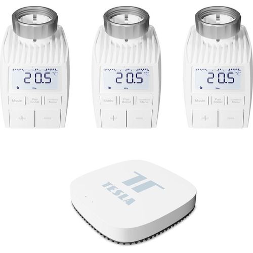 TESLA Smart Bundle Basic (3x Ventil und 1 Hub)