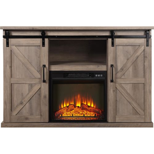 Rustikales Sideboard mit elektrischem Kamin 2000W