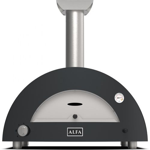 Alfa Forni Gas Pizzaofen Moderno 2 Pizze Grau - Backt bis zu 2 Pizzen in 90 Sekunden