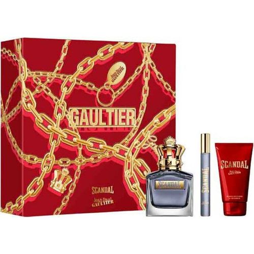 Jean Paul Gaultier Scandal for Men SET Eau de Toilette 100 ml + EDT 10 ml + 75 ml Duschgel