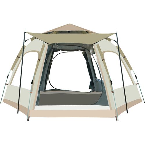Instant Pop Up Zelt, tragbar, wasserdicht, automatisches Zelt, Familien-Campingzelt, Kabine fuer Camping, Wandern, Bergsteigen