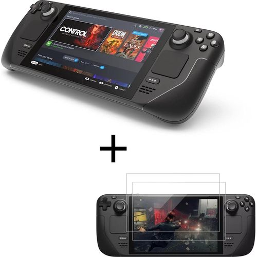 Valve Steam Deck 256 GB Handheld Spielkonsole inkl. Tragetasche und Panzergläser