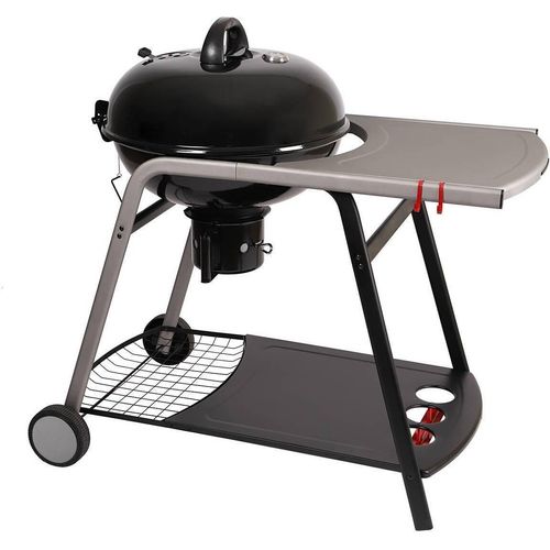 Holzkohlegrill Pyla mit rechteckiger Platte - L. 102 cm