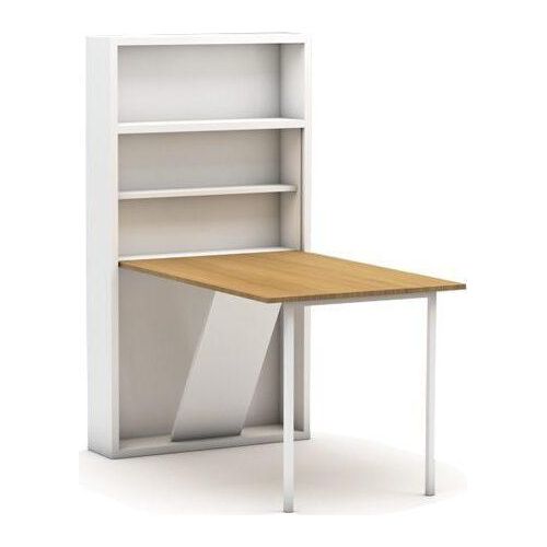 Klapptisch Case in Holzoptik/Weiß