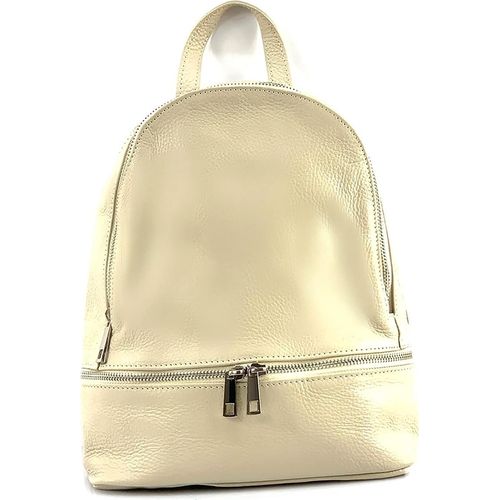 Cityrucksack beige Florence Rucksack Leder D2OTF612I