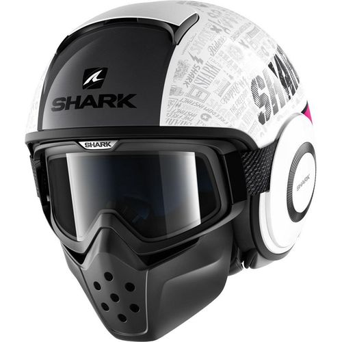 Shark Drak Tribute RM Jethelm, weiß/lila, XS (53/54)