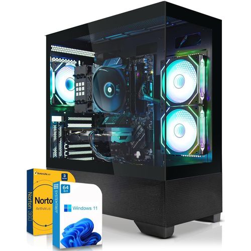 SYSTEMTREFF Gaming PC - Ryzen 5 7600X - Nvidia GeForce RTX 3050 8GB - 16GB DDR5 - 512GB NVMe - Windows 11 Pro - Desktop