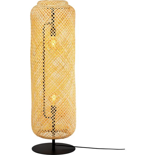 Stehlampe Stehleuchte Standleuchte standlampe Bodenlampe Leseleuchte Bambus Boom D30 braun