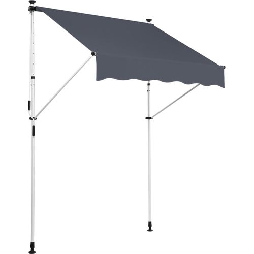 TPFGarden Klemmmarkise Wendy 400x120 cm anthrazit