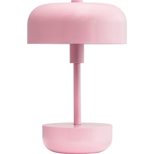 Tischlampe, Kabellos Dimmbar Tischleuchte, Led Tischleuchte Metall, Leselampe, USB Wiederaufladbare, Haipot rosa