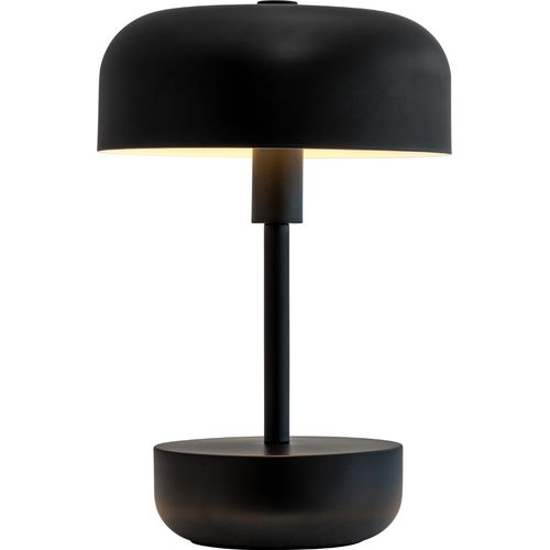 Tischlampe, Kabellos Dimmbar Tischleuchte, Led Tischleuchte Metall, Leselampe, USB Wiederaufladbare, Haipot schwarz