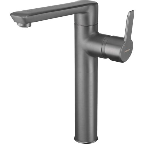 Waschtischarmatur hoch für Aufsatzbecken ARNIKA-30 titanium, B/H/T ca. 4,8/28,1/21,5 cm