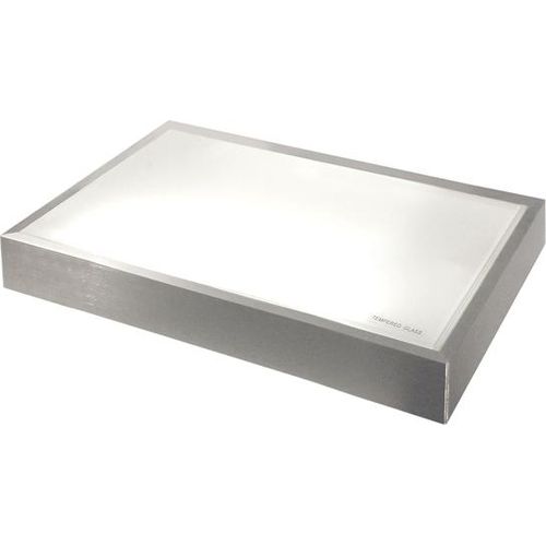 THEBO E 8000 Glasbodenleuchte T5 Aluminium 450 mm Länge / Wandregal / Regalleuchte