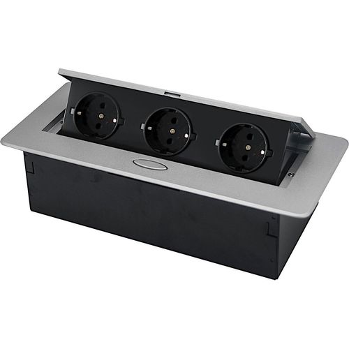 THEBO Einbausteckdose APS 11 mit 3 Steckdosen Schuko