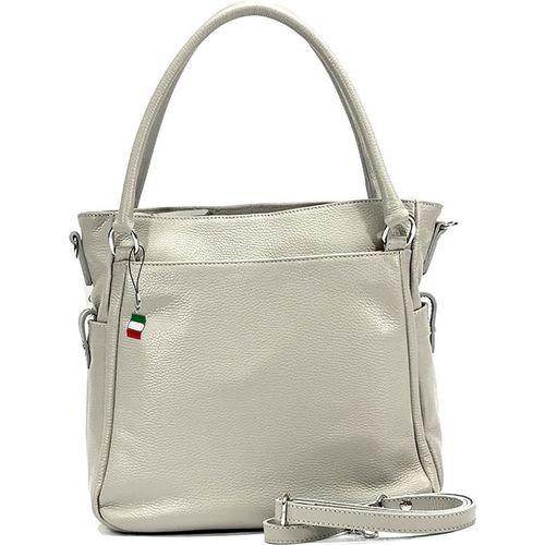 Handtasche hellgrau Florence Tasche Leder D2OTF160K