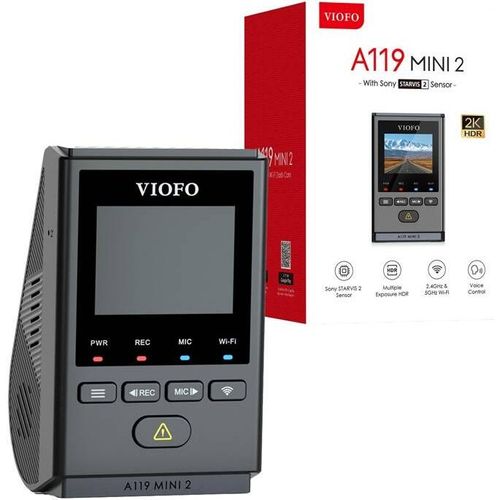 VIOFO A119 MINI 2-G 2K 60fps WiFi, GPS-Videorecorder