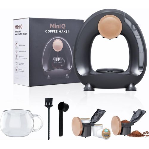Halbautomatische Kaffeemaschine fuer zu Hause, 240 ml, 85 Grad konstante Temperatur, 1400 W, geraeuschlos, tragbar, Americano-Kaffeemaschine, Maschine zum Bruehen von Kaffeepulver, Teeblaettern