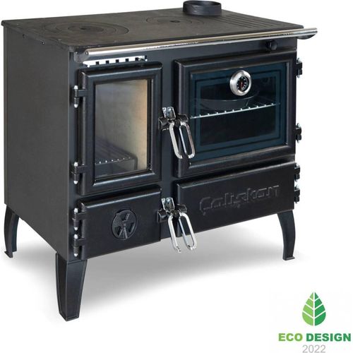 EEK A - Premium-Holzherd Modell 214 mit 6,42kW - Viel Gusseisen!