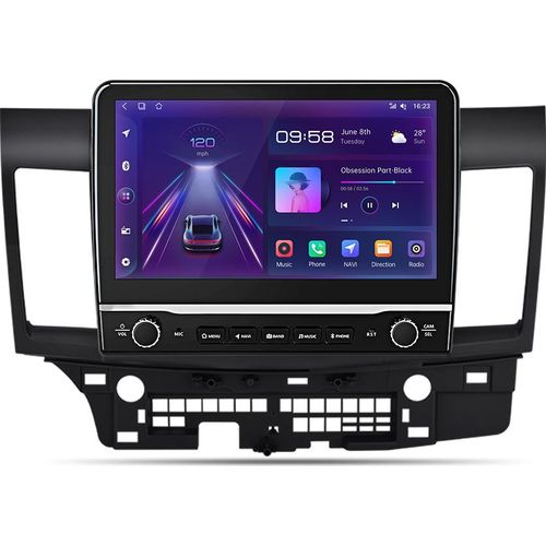 WIFI NAVI carplay autoradio für Mitsubishi Lancer 2008-2012 Android12 GPS 4G SIM BT DAB 4+64G