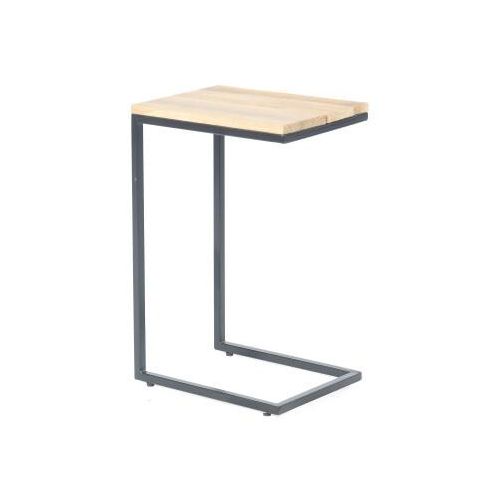 Tisch Cambridge 40 x 30 x 61 cm Metall und Teak Gartentisch Tischset Neu