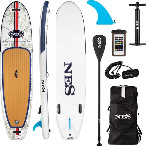 VITAPUR Aufblasbares SUP - Das ultimative Paddleboard für Ozean, Fluss und See - Umarmen Sie das Abenteuer mit dem NES Tropic Aufblasbaren SUP Board - Ideal für alle Gewässer