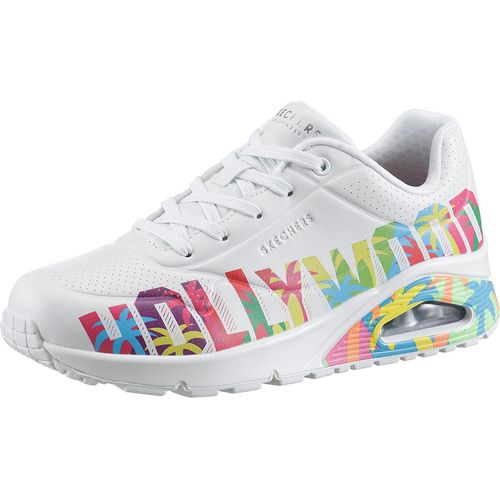 Skechers Damen Uno - ONE FOR STARS! Sneaker Hollywood 177995 WMLT Weiß/Bunt, Schuhgröße:40 EU