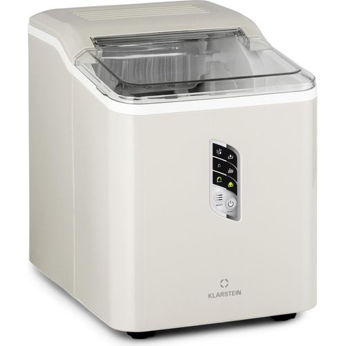Klarstein Eiswürfelmaschine für Zuhause Camping Gastro, Schnelle Mini Eiswürfelmaschine Klein, Profi Eismaschine für Große Kleine Klare Eiswürfel, Selbstreinigend mit 1,5L Eiswürfelbehälter, 12kg/24h