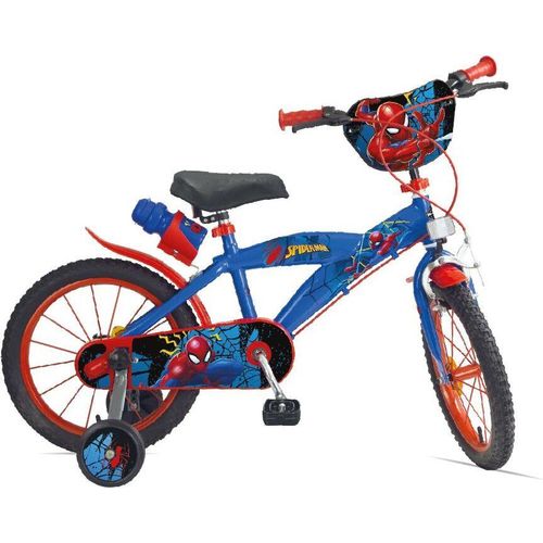 Disney Spiderman 14´´ Fahrrad Blau Junge Blau One Size
