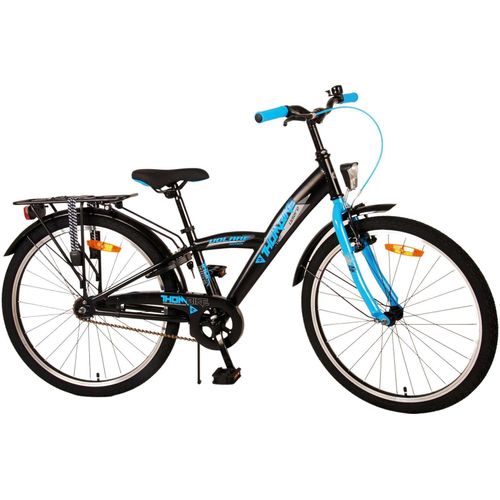 Volare Thombike Kinderfahrrad - Jungen - 24 Zoll - Schwarz Blau