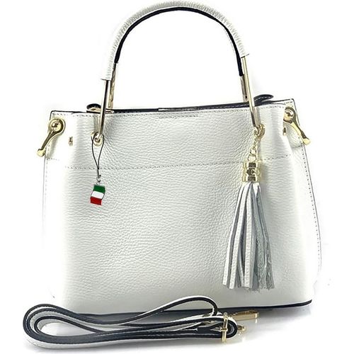 Handtasche weiß Florence Tasche Leder D2OTF157W