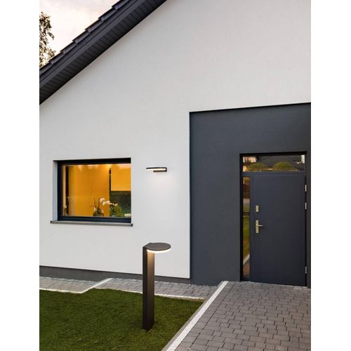 Nova Luce POSEN LED Wegeleuchte Anthrazit 10W IP54 Warmweiss 18x19x65cm 9131202