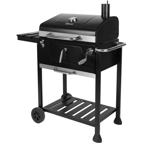 Royal Gourmet Holzkohlegrill Grillwagen Outdoor Kohlegrill Grillfläche 59 x 42 cm